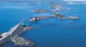 Carretera Noruega Sorprendente y espectacular carretera