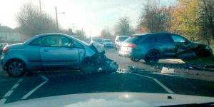 David Beckham sufre un accidente con su Audi RS6