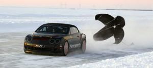 Bentley vuelve a superar el récord de velocidad sobre hielo