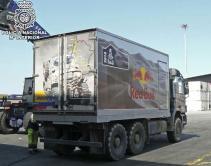 Falso camión del Dakar Transportaban droga en un camión falso del Dakar