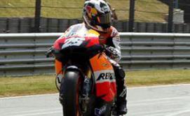 Dani Pedrosa (Repsol Honda) Pedrosa se llevó la victoria y Rossi trajo la emoción