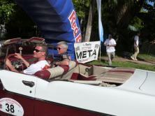 David Coulthard pilotea un Pontiac 1955 en La Habana