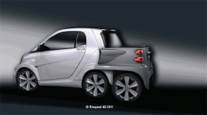 Smart Fortwo x 2 = Rinspeed Dock+Go