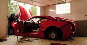 Ferrari del ex-presidente tunecino Así han acabado los Ferrari del ex-presidente tunecino