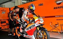 Dani Pedrosa (Honda Team) Poder español en Sepang: Pedrosa, Márquez y Lorenzo terminan el trabajo en cabeza