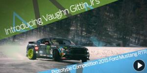 Vaughn Gittin Jr. en el Ford Mustang RTR Vaughn Gittin Jr. deshace el hielo con el Ford Mustang RTR
