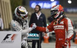 Lewis Hamilton y Kimi Raikkonen Mercedes domina en Bahréin con la espina de Ferrari