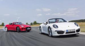 Jaguar F-Type contra Porsche 911: la bella es una bestia