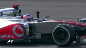 Jenson Button pole en Spa, Alonso sexto
