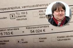 54 mil euros de multa por exceso de velocidad