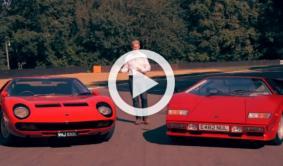 Lamborghini Miura vs Lamborghini Countach Vídeo: Lamborghini Miura contra Lamborghini Countach