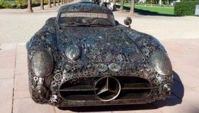 Réplica de Mercedes 300 SLR de 1955 Mercedes 300 SLR hecho de hojalata