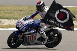 Jorge Lorenzo (Fiat Yamaha) Lorenzo sentó cátedra en Assen