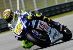 Valentino Rossi (Fiat Yamaha) De vuelta al trabajo en Sepang