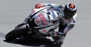 Jorge Lorenzo (Fiat Yamaha) Lorenzo conquistó Laguna Seca, Rossi en el podio