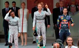 Podio del GP de Mónaco 2014 Rosberg no perdona: repite victoria en Mónaco y recupera el liderato