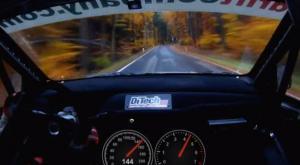 Beppo Harrach en el Rally de Waldviertel De rally a 227 km/h por un bosque