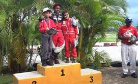 Octava válida del karting cubano Pequeño sudafricano sorprende y se lleva el oro en Cocomar