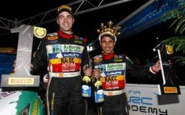 José Antonio Suárez Suárez prueba un WRC como premio a la temporada