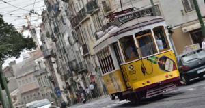 Turisteando en Lisboa dentro de un Tranvía