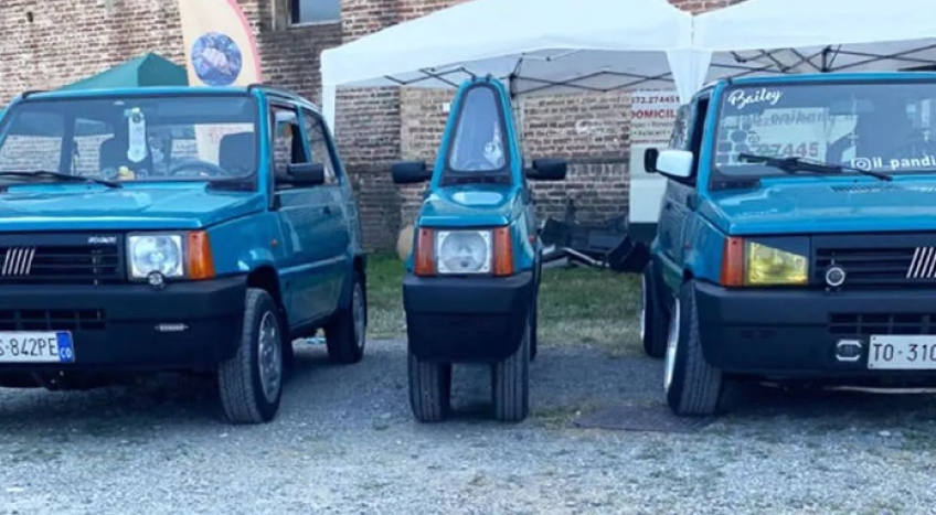 El Fiat Panda más estrecho del mundo