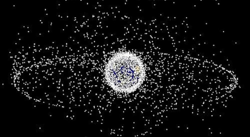 La basura espacial y los vuelos comerciales
