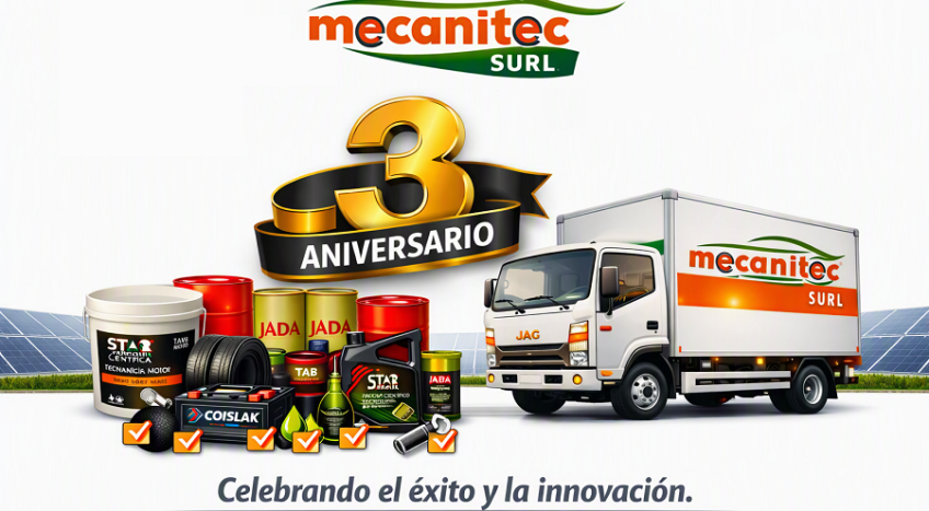 MECANITEC SURL celebra con orgullo su tercer aniversario