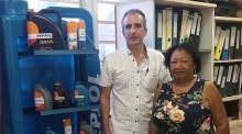 Vieja de Repsol con viejo de Repsol