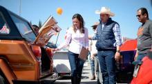 La Secretaria de Turismo y Desarrollo de Pueblos Mágicos, Guadalupe Oyervides Valdez en Vochomania