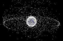 La basura espacial y los vuelos comerciales