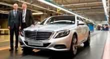 Daimler pone en marcha el nuevo Clase S en Sindelfingen