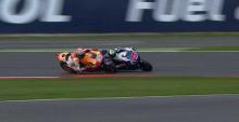 Marc Márquez le gana la batalla a Lorenzo en Silverstone