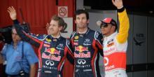 Webber gana la pole, Alonso cuarto