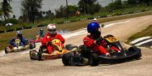 Emocionantes pruebas en el karting de Cuba
