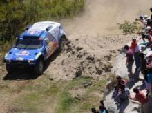 Día de España en décima etapa del Dakar-2010 de la mano de Coma y Sainz