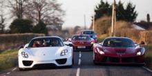 El hombre de los hypercars reúne a sus LaFerrari, McLaren P1 y Porsche 918 Spyder