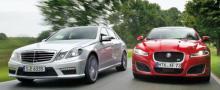 Jaguar XFR v.s. Mercedes E 63 AMG