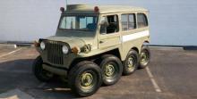 Tracción a las ocho ruedas y motor V8 Corvette para un Jeep Willys único