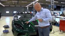 ¿Cómo se pinta un Koenigsegg?