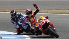Márquez triunfa a lo grande en Jerez