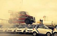 Mike Ryan y su particular gymkhana "a lo bestia"