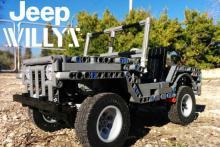 Sheepo celebra la navidad con un Jeep Willys