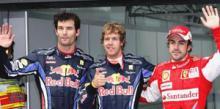 Alonso le pisa los talones a los Red Bull