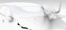 Volvo infla el primer airbag para peatones